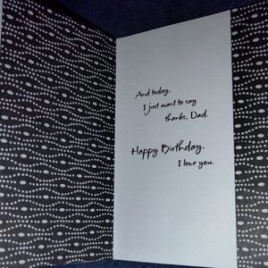 Father greeting card